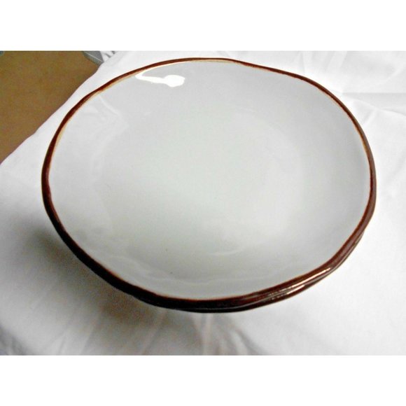 Essex 8 x 7 Plate Gray Brown Set of 2 Lovely - Picture 1 of 3